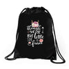 Though She Be But Little She Is Fierce Drawstring Bags