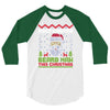 most wanted beard man this christmas 3/4 Sleeve Shirt