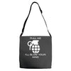 pull me, i'll blow your mind Adjustable Strap Totes