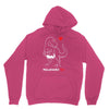 pregnant rex white and red color Unisex Hoodie