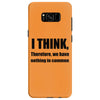 i think funny t shirt humor geek humor smart tee s 3xl Samsung Galaxy S8
