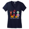 Hallowentown Lock Shock And Barrell Women's V-Neck T-Shirt
