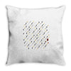 guns and swords and tacos Throw Pillow