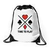 time to play Drawstring Bags