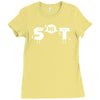 s hi t funny geek reading books type Ladies Fitted T-Shirt