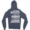 Super Cool Nana Of A Freaking Awesome Grandson Zipper Hoodie