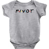 Pivot of The Friends Parody Baby Bodysuit