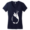 totoro  my neighbour anime catbus miyazaki tee Women's V-Neck T-Shirt