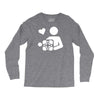 adesivo companion cube portal Long Sleeve Shirts