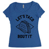 let's taco bout it Women's Triblend Scoop T-shirt