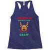 christmas baking team crew rudolph Racerback Tank
