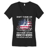 Veteran Don't Thank Me Thank My Brothers Who Never Came Back Women's V-Neck T-Shirt