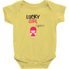 Lucky Girl (Lucky Girl - Lucky Guy Couples Design) Baby Onesie