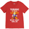 Training To Beat Goku V-Neck Tee