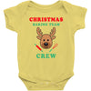 christmas baking team crew rudolph Baby Bodysuit