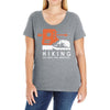 hiking old paths new adventure Ladies Curvy T-Shirt