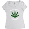 don't panic it's organic   marijuana Women's Triblend Scoop T-shirt
