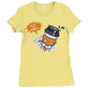 my morning sidekick Ladies Fitted T-Shirt