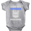 i stand with officer Baby Onesie