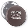this is what an awesome uncle looks like   mens funny father's day Pin-back button