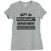 redundancy Ladies Fitted T-Shirt