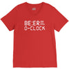 beer o'clock   mens funny V-Neck Tee