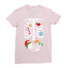 Christmas Skeleton mom and baby maternity Ladies Fitted T-Shirt