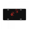 bloody hand print funny zombie kill undead blood horror killer License Plate