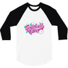 softball diva neon 3/4 Sleeve Shirt