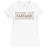 behold fartacus fart humorous Ladies Fitted T-Shirt
