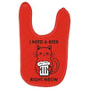 RIGHT MEOW BEER CAT Baby Bibs