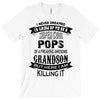 Super Cool Pops Of A Freaking Awesome Grandson T-Shirt