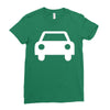 car Ladies Fitted T-Shirt