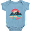 camp river Baby Onesie