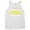 born to fish forced to work Tank Top