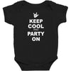 keep cool partyon Baby Bodysuit