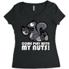 come play with my nuts Women's Triblend Scoop T-shirt