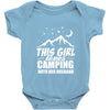 Camper Couple Girl White Baby Bodysuit