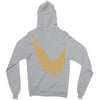 Maverick Gold Print Zipper Hoodie