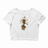 groovy baby groot 2 Crop Top