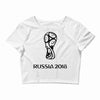 russia 2018 Crop Top