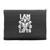 i am the one who lifts Accessory Pouches