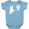 spock star trek leonard nimoy tribute Baby Bodysuit