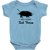 anti vegan task force Baby Bodysuit