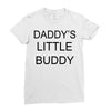 daddy little buddy Ladies Fitted T-Shirt