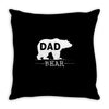 dad bear Throw Pillow