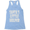santa's little helper Racerback Tank