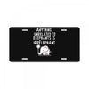 anything unrelated to elephants is irrelephant License Plate