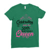 celebrating with the 70th birthday king t shirts Ladies Fitted T-Shirt