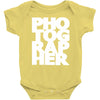 gift for photographer Baby Onesie